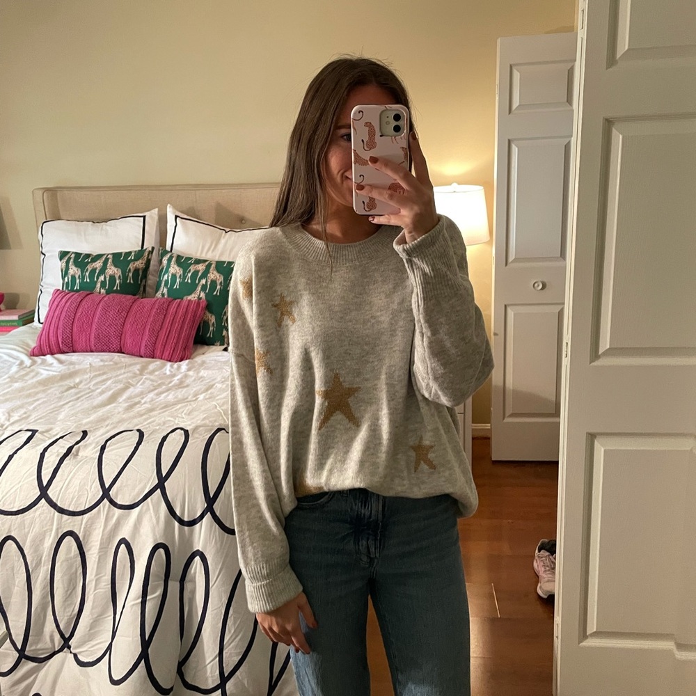 Vince Camuto Star Sweater